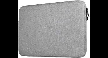 George Napoli Laptophoes 13.3 inch - SoftTouch - Neopreen sleeve met rits - Fleecebescherming