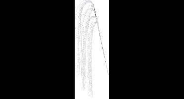 Kunsttak spiraal 120cm iriserend