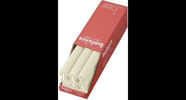 Bolsius Dinerkaars Rustiek Soft Pearl 27 cm - 9 Stuks