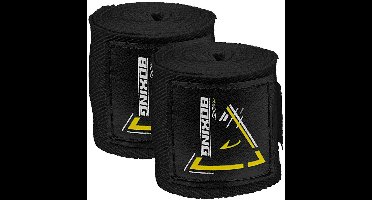 Avento Boks Handbandages - set van 2 - 250x5 mm - Zwart