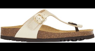 Scholl Teenslippers Nicole Metaal Syntetisch Leer Vrouwen - Licht goud