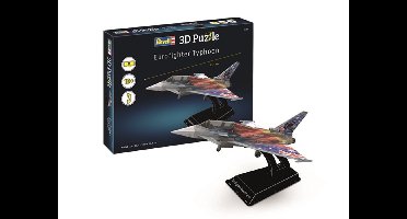 Revell Puzzel - 00253 Eurofighter Typhoon - Straaljager - 75 Stukjes - 45,1cm 3D Puzzel
