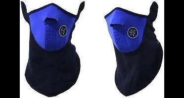 New Age Devi - Skimasker Blauw Motormasker-Motor Masker-Ski Skimasker-Neopreen