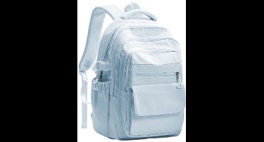 S&E Lichtgewicht Werk- en Laptoptas (15–17 inch) – Unisex Rugzak met Meerdere Vakken - Blauw