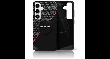 Mercedes Case Amg Dubbellaagse Ruiten Voor Samsung Galaxy S25+ Voor Magsafe