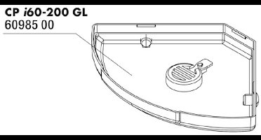 JBL CristalProfi i_gl Bodemplaat met Ventiel