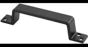 Ivana Meubelgreep Recht Aluminium Mat Zwart Opschroevend 90mm