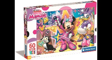 Clementoni - Puzzel - 60 Stukjes - Minnie Mouse Happy Helper - Puzzel Voor Kinderen vanaf 4 Jaar