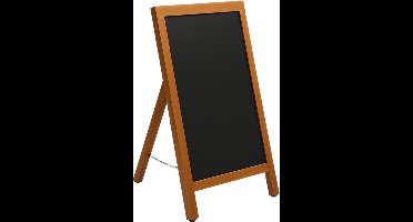 BRASQ Krijtstoepbord Mahonie - 55x 85 CM - Krijtbord - Reclamebord - Stoepbord - Enkelzijdig - voor Binnen en Buiten - Horeca