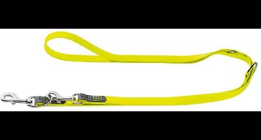 Hunter Verstelbare Hondenriem Convenience Neon Geel | 20mm/200cm