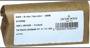 Jacob Hooy Steranijs Gemalen 250gr