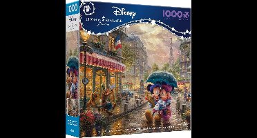 Ceaco - Thomas Kinkade - Disney - Mickey & Minnie in Paris - 1000 Stukjes Puzzle