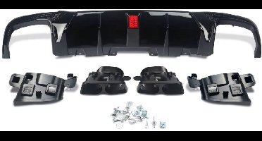 Achterbumper Set Torqline - Deluxe Kit - Voor Mercedes-Benz GLE/GLS W166/X166 AMG Bumper (2015-2018) - Premium Design - Auto Accessoires