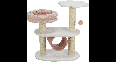 Trixie Krabpaal Isabella - Luxe Krabmeubel met Ligplateau en Speelballetje - 58x38x70 cm