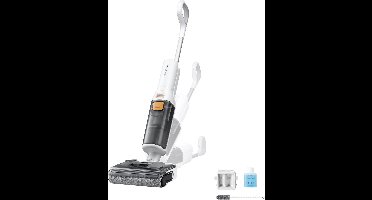 Roborock F25 GT-Vloerreiniger-Nat Droog Stofzuiger-draadloos-Elektrische dweil-20000 Pa-180° platliggend-90 °C Hoge temperatuur Sneldrogend-Zelfreiniging-Anti-Klit-Randreiniging