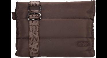 Zebra Trends Elske Crossbody Schoudertas - Trendy Puffer Dames Tas - Donkerbruin