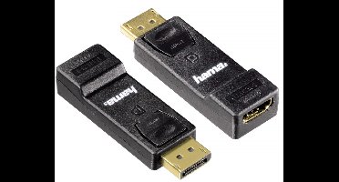 Hama 00133492 tussenstuk voor kabels DisplayPort HDMI Zwart