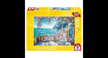 Schmidt Spiele - Terras aan zee - Legpuzzle - 1000 stukjes
