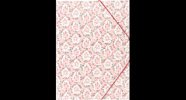 Kangaro elastomap B'LOG PRINCESS - formaat A4 folio - met elastiek en 3 flappen