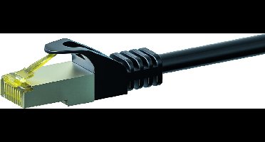 Danicom Cat7 S/FTP (PIMF) patchkabel - 15 meter zwart - netwerkkabel - internetkabel - UTP kabel - RJ45 - 10000 mbit/s