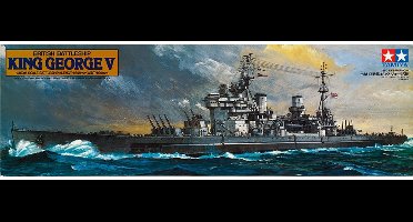 Tamiya Modelbouwpakket Schepen - 78010 British Battleship King George V Plastic - 1:350 - Modelbouw