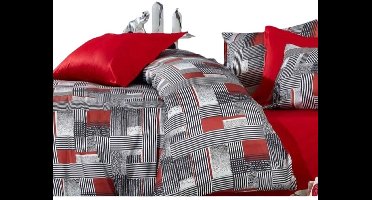 Dekbedovertrek set Grijs Bed van 200 3 Onderdelen