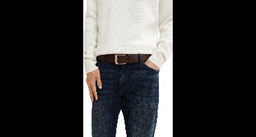 Tom Tailor TTANDREW leren riem met vierkante gesp