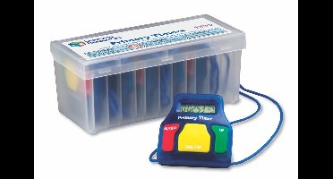 Learning Resources educatieve timers set - 6 stuks kleurrijke stopwatches.