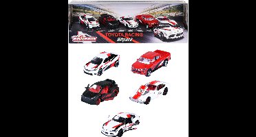Majorette - Auto Toyota Racing - 5 stuks - Vanaf 3 jaar