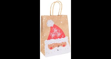 Daily Style – Cadeautas – Ho-Ho-Ho - Kerstman – 6 stuks