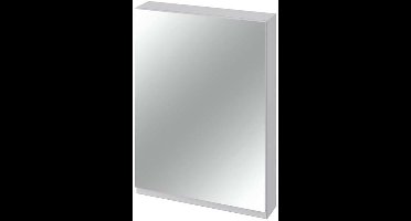Cersanit Moduo - Spiegelkast, 80x60x14 cm, 1 deur, L/R scharnieren, grijs S929-017