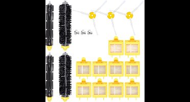 Accessoire Geschikt voor iRobot Roomba 700 Series 760 770 780 790 Stofzuiger Reserveonderdeel Reserve Borstels Kit met 10 Filters 3 zijborstels 2 borstelborstels 2 flexibele klopperborstels
