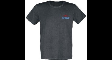 Superman Logo und Superman - beidseitig bedruckt Heren T-shirt - meerkleurig - S