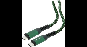 PATONA 1732 USB-kabel USB 2.0 0,5 m USB C Zwart, Groen
