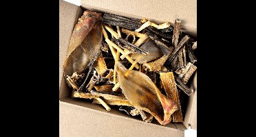 Pawty - Snackpakket Hond – 100% Natuurlijke Hondensnacks - Hypoallergeen - Gezonde Snackbox - 100+ stuks