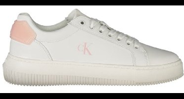 Leather Sneaker with Removable Footbed and Contrasting Accents Wo -