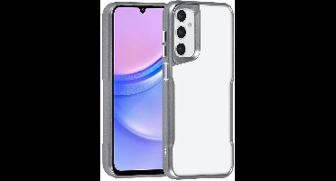 TUNIQ telefoonhoesje voor Samsung Galaxy A15 5G - Siliconen backcover - Grijs