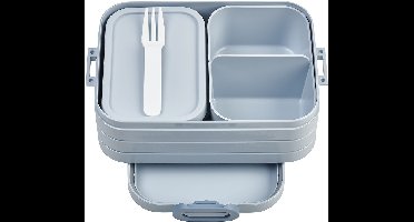 Mepal Bento Lunchbox midi – Broodtrommel - 4 boterhammen - Nordic blue