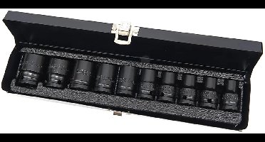 HBM krachtdoppenset 1/2 inch, 10-delig