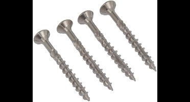 Ivana Spaanplaatschroef ++ Platkop RVS410 T20 3.5x30/18 Deeldraad 200 Stuks