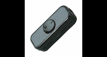 Kopp Snoerschakelaar 2P - 10A 250V - Max. 2500W - Zwart