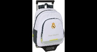 Schoolrugzak Real Madrid C.F. Wit 28 x 34 x 10 cm