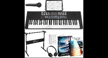 Finesse Keyboard Piano - Statief & Accessoires - 61 Keys - Digitale Piano - Elektrische Piano - Kind