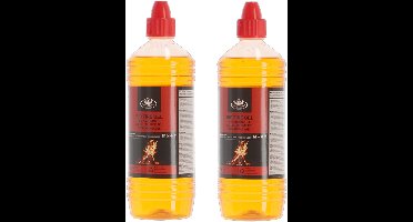 Fancy Flames Bio Aanmaakgel - 2x - 1 liter - aanmaak gel - vuurstarter - BBQ accessoires