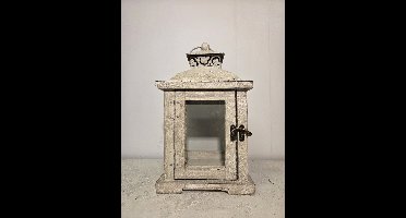 Countryfield Lantaarn vk creme-L15B15H26cm