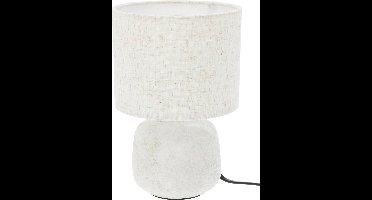 Home&Styling Collection-tafellamp-stoneware-22 cm hoog