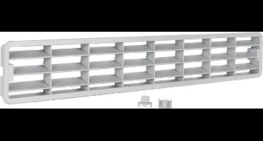 Nedco BV Plintrooster 458x75mm PS, kunststof lichtgrijs