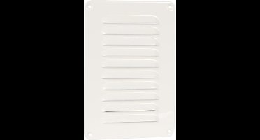 Nedco BV Schoepenrooster 200x250mm aluminium wit