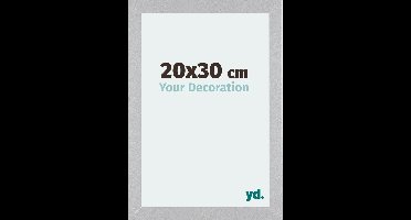 Your Decoration - Fotolijst 20x30 cm - MDF - Zilver Mat - Mura