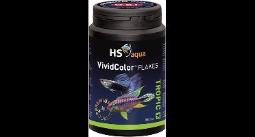 HS aqua Vivid Color Flakes - versterkt kleuren bij aquariumvissen - 200 ml